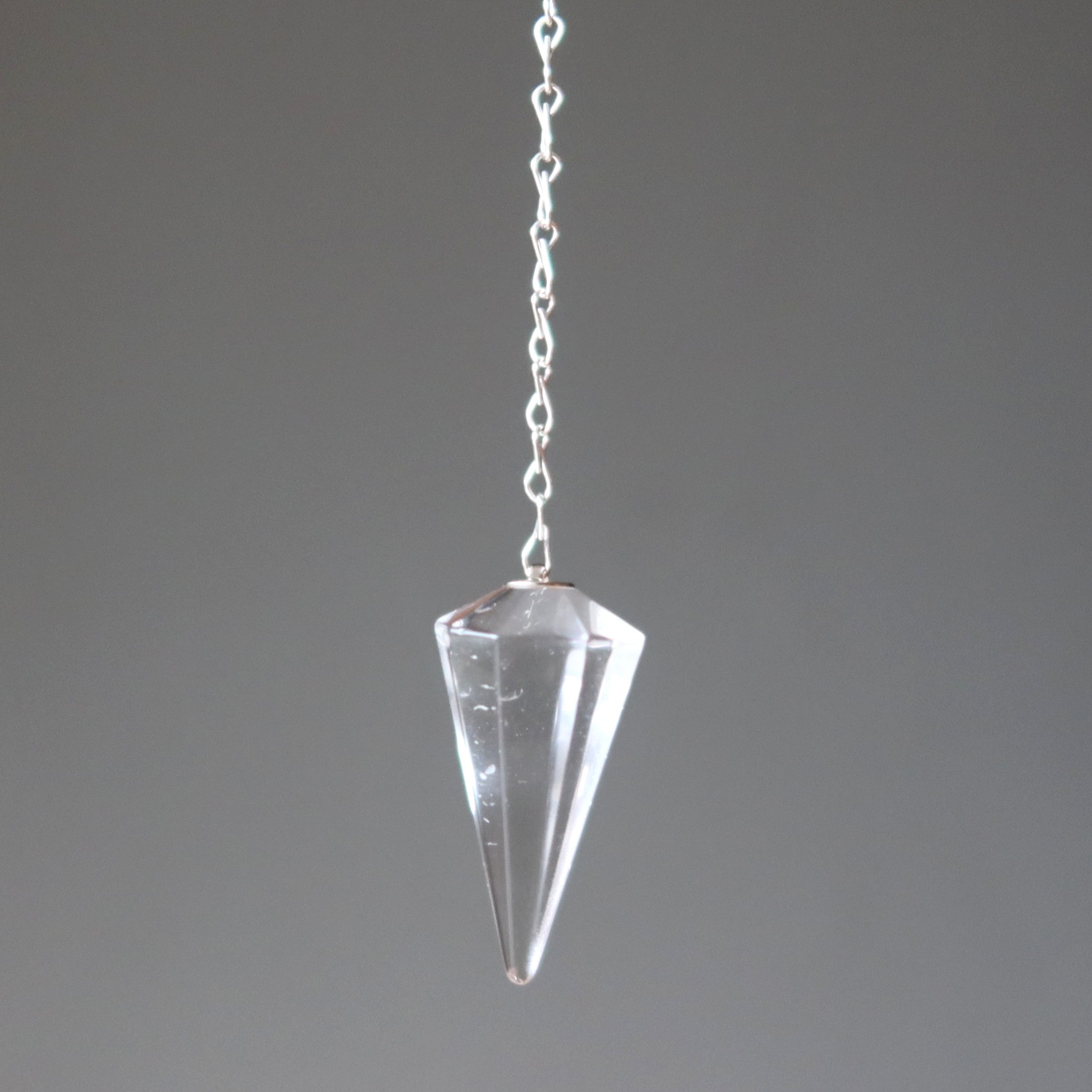 Clear Quartz Pendulum Spiritual Divination Crystal
