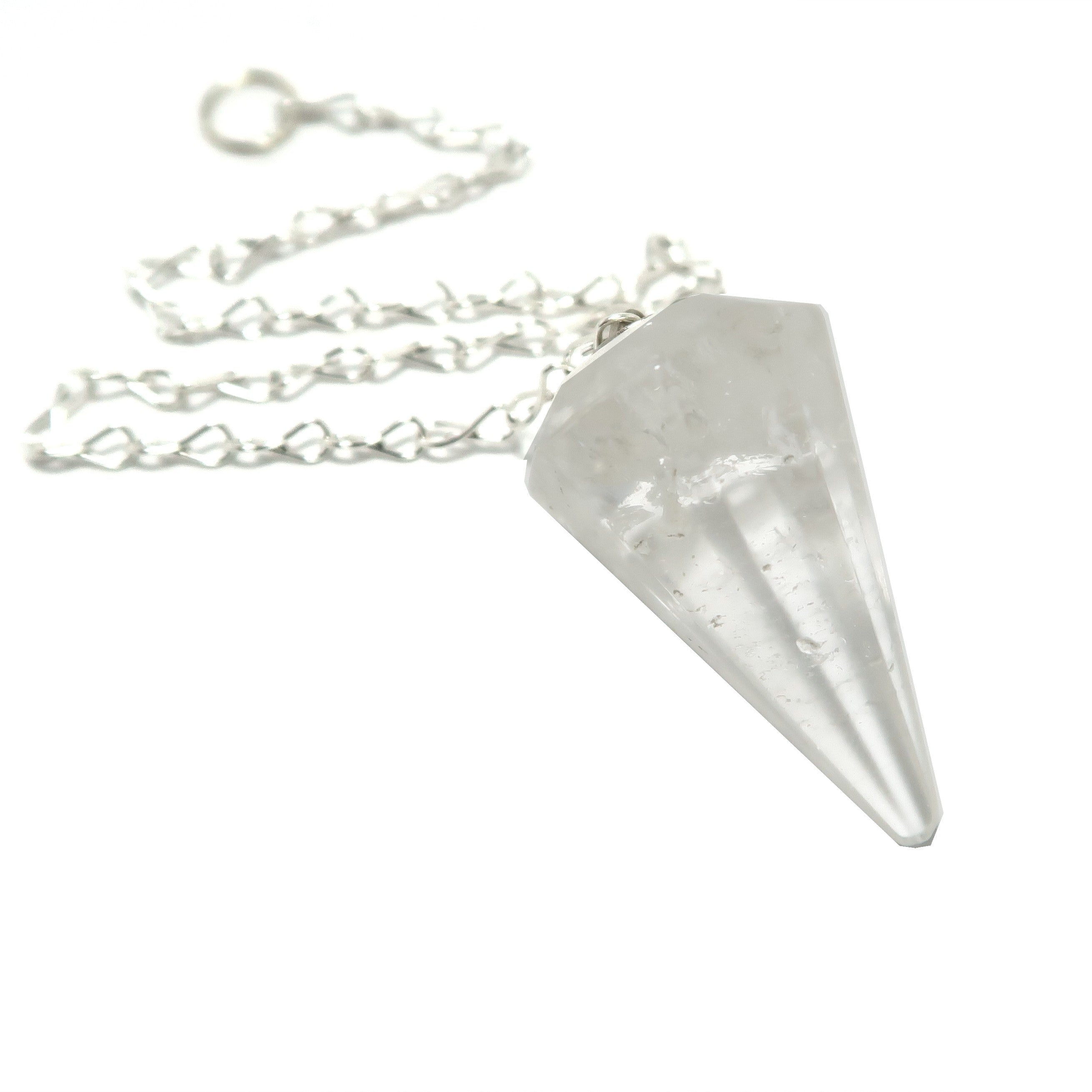 Clear Quartz Pendulum Wounded Warrior