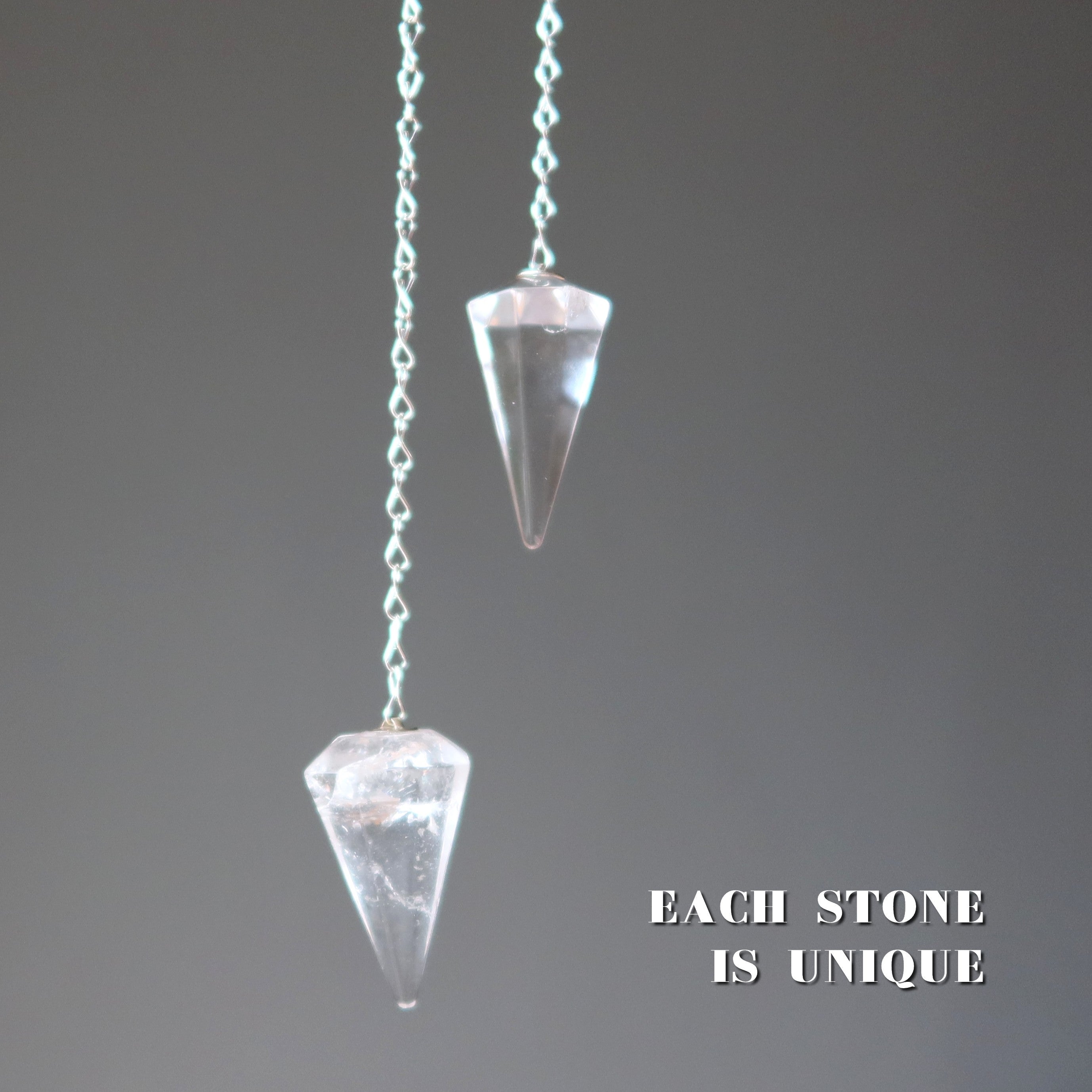 Clear Quartz Pendulum Spiritual Divination Crystal