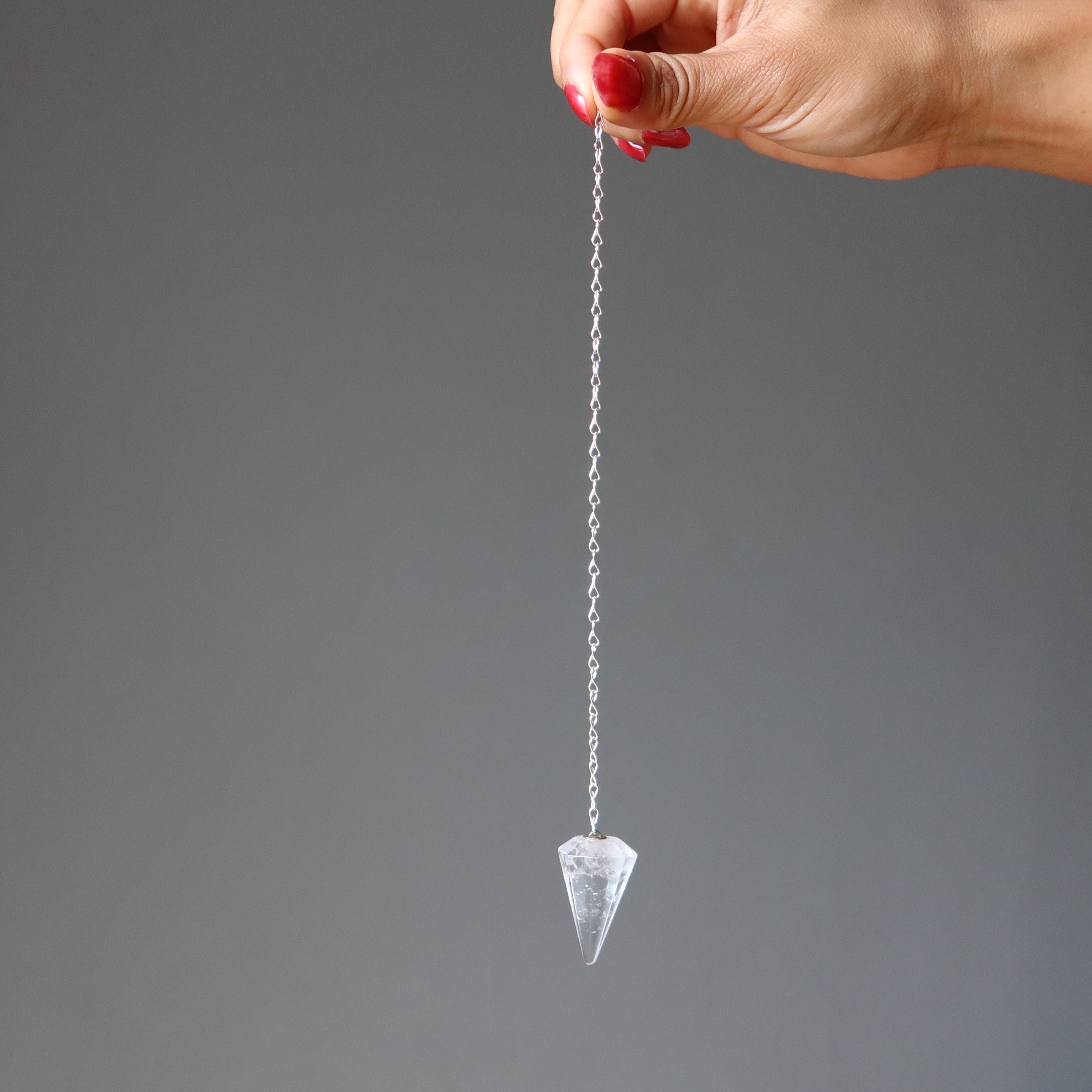 Clear Quartz Pendulum Wounded Warrior