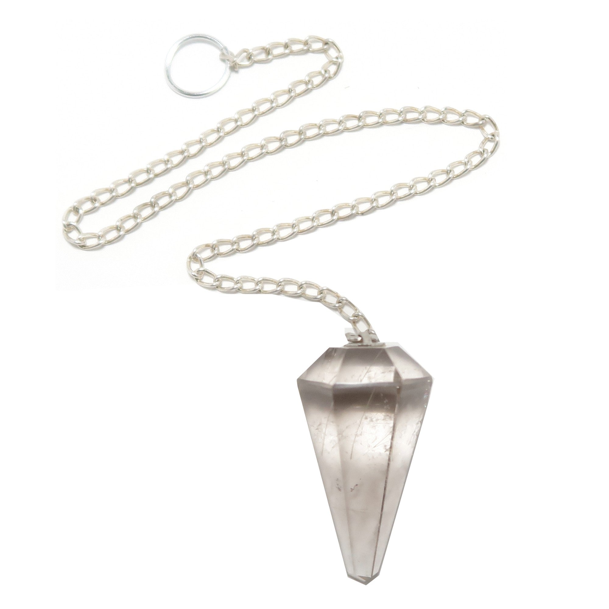 Rutilated Quartz Pendulum Stone of Subconsciousness