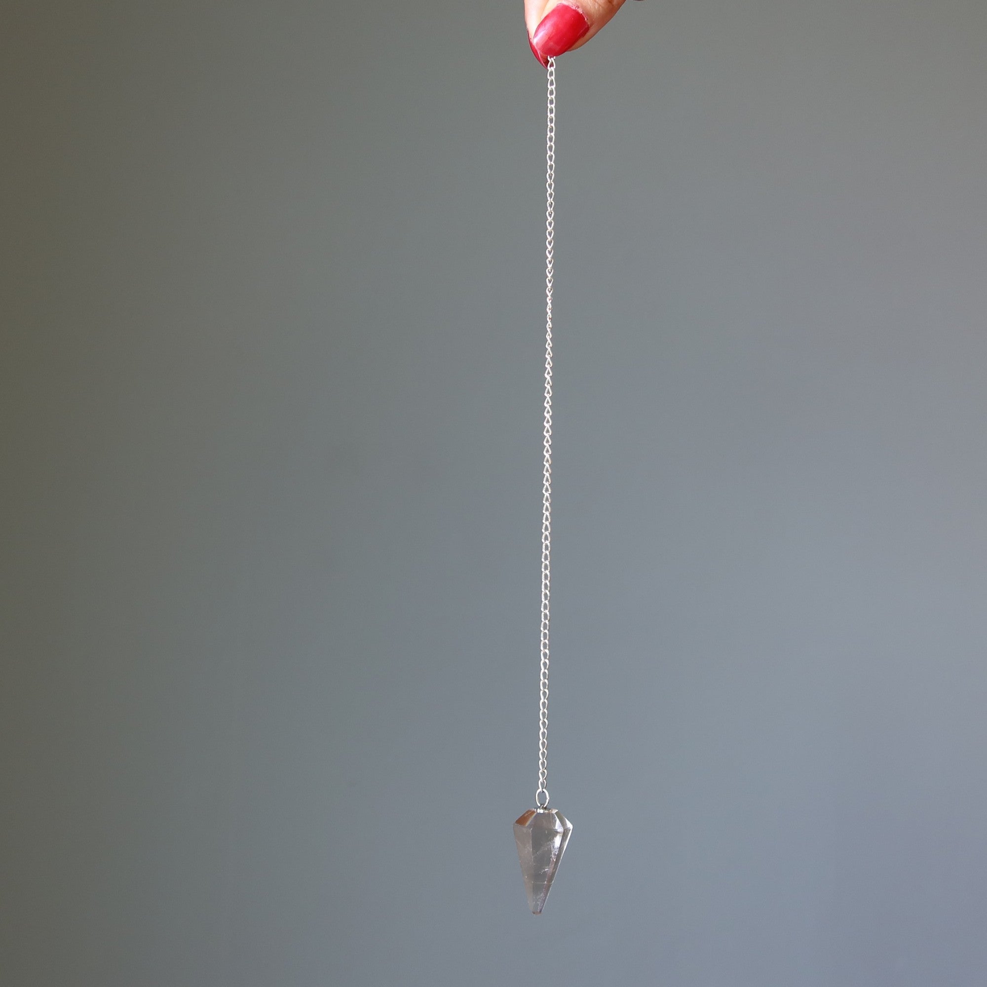 Rutilated Quartz Pendulum Stone of Subconsciousness