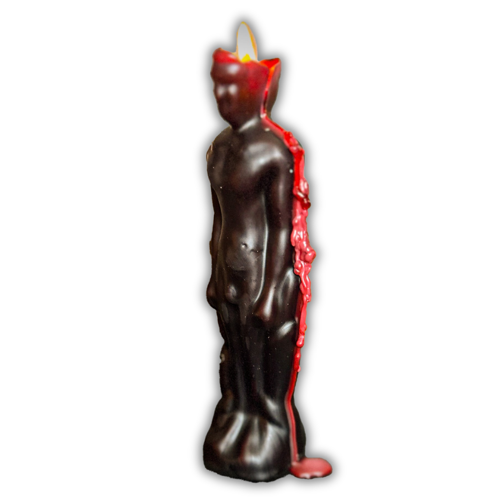 Beeswax Return to Sender Male Figural Spell Candle
