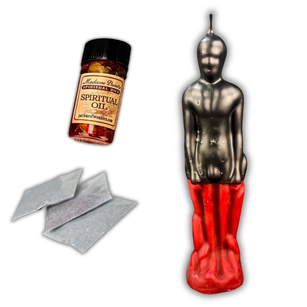 Reversing Male Candle Spell Kit - Protection & Curse Reversal Magic