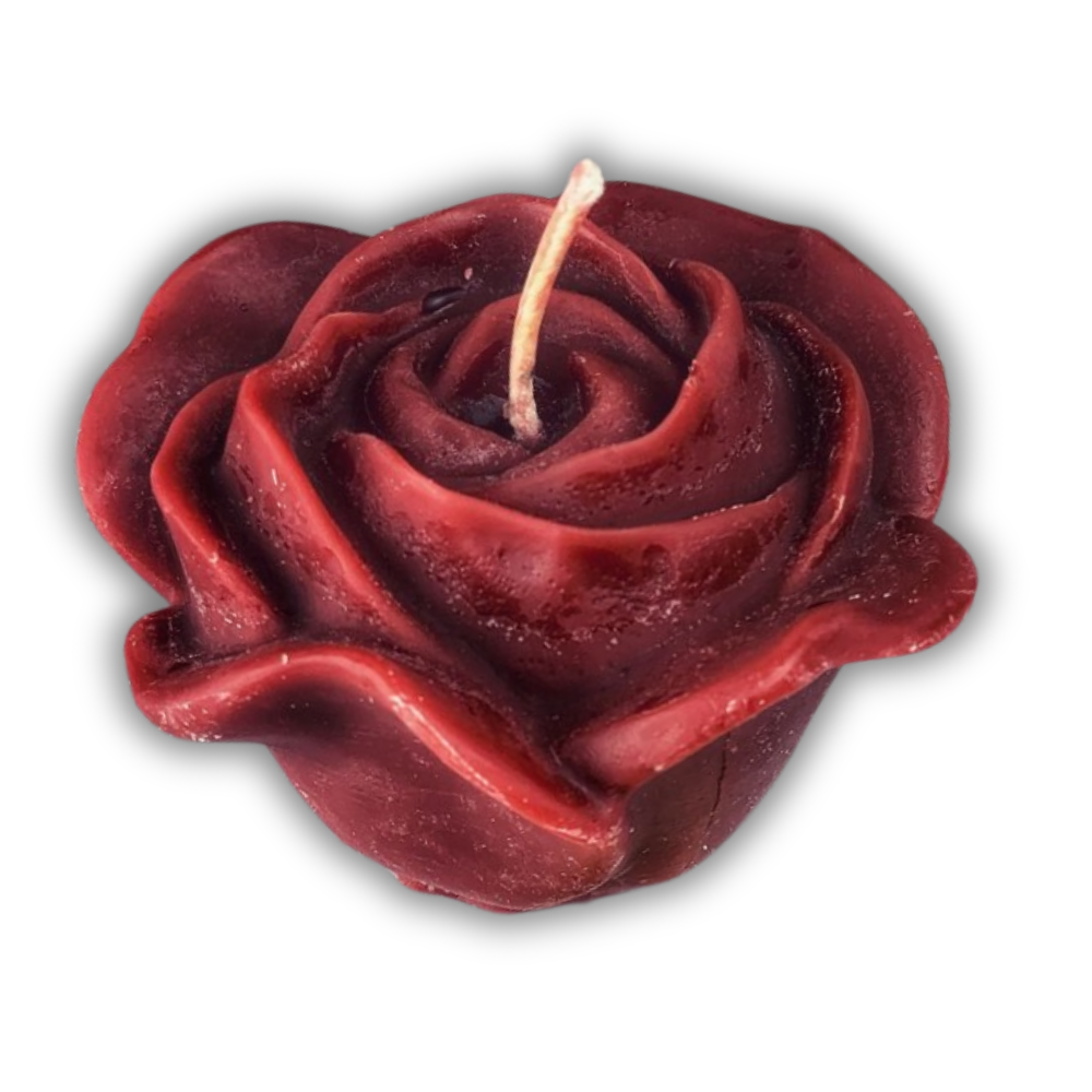 Beeswax Rose Romance Spell Candle