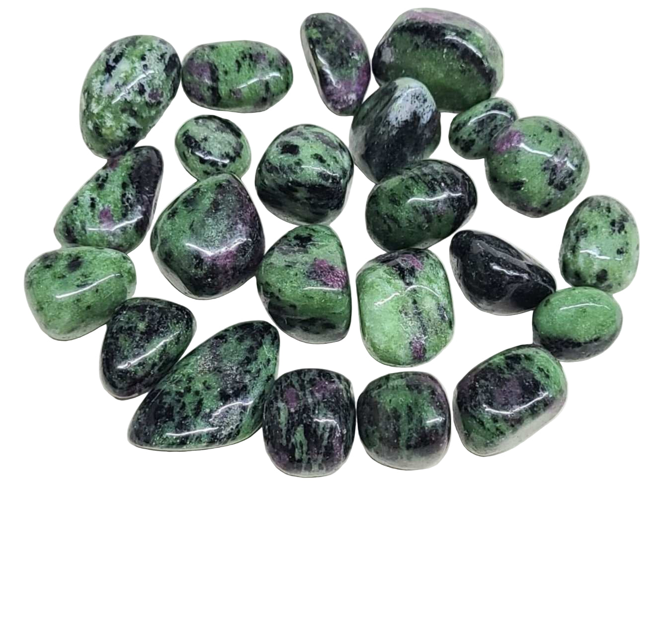 Ruby Zoisite Tumbled Pocket Stone
