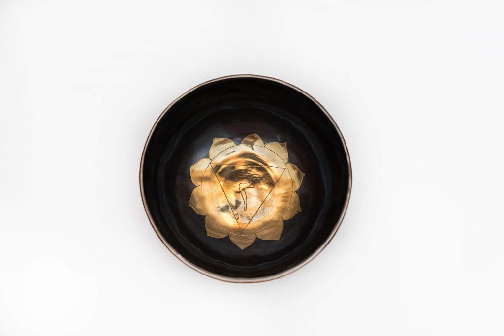 Gold Mandala Singing Bowl Set