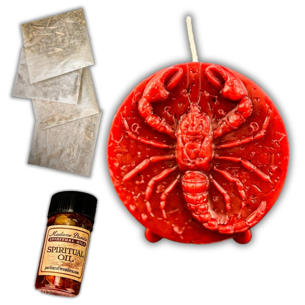 Scorpio Power Zodiac Candle Spell Kit