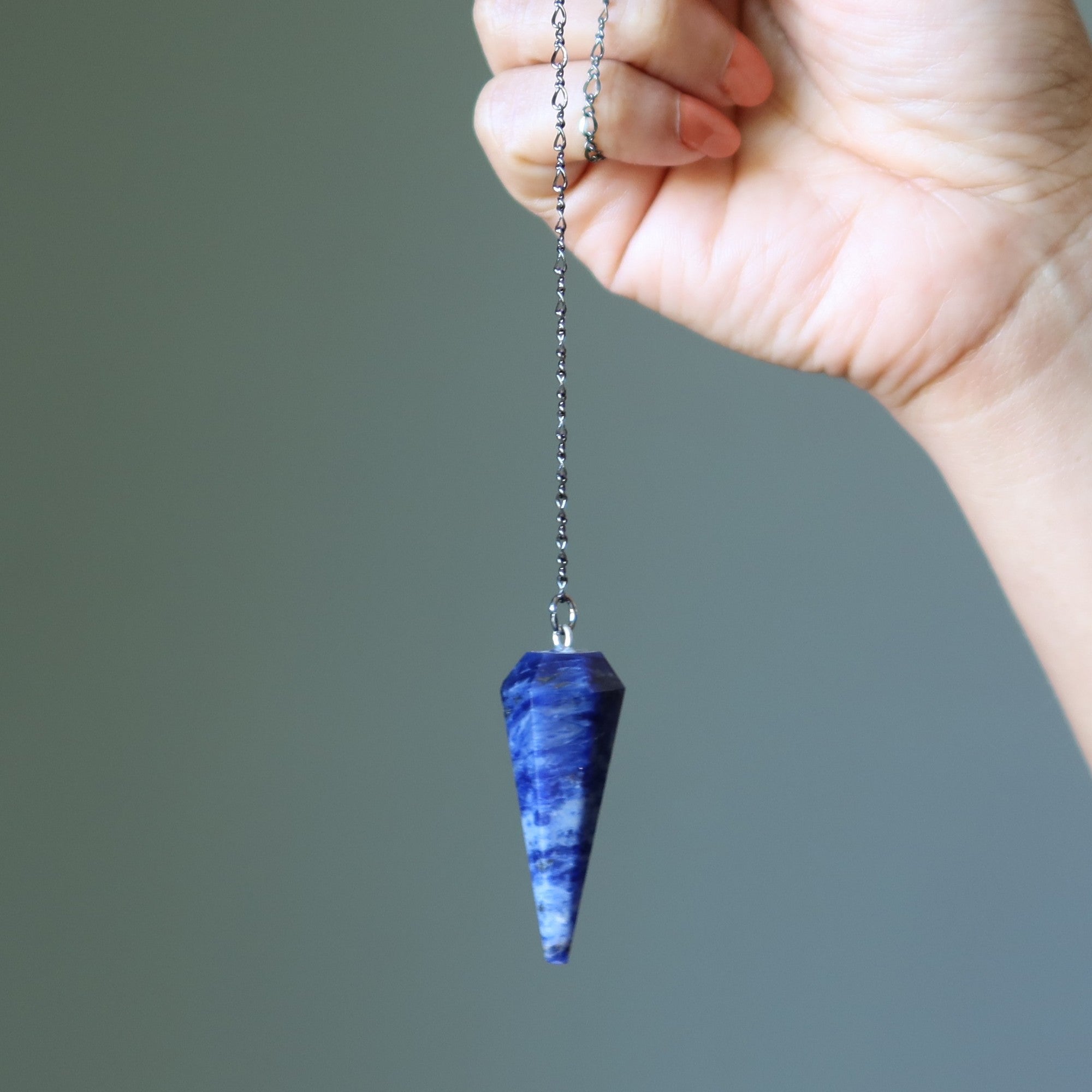 Sodalite Pendulum Whirlpool Chakra Energy