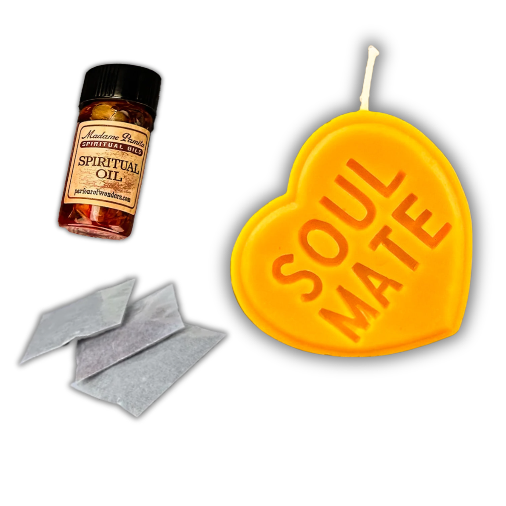 Soul Mate Candle Spell Kit - Attract Your Perfect Match & Deep Connection