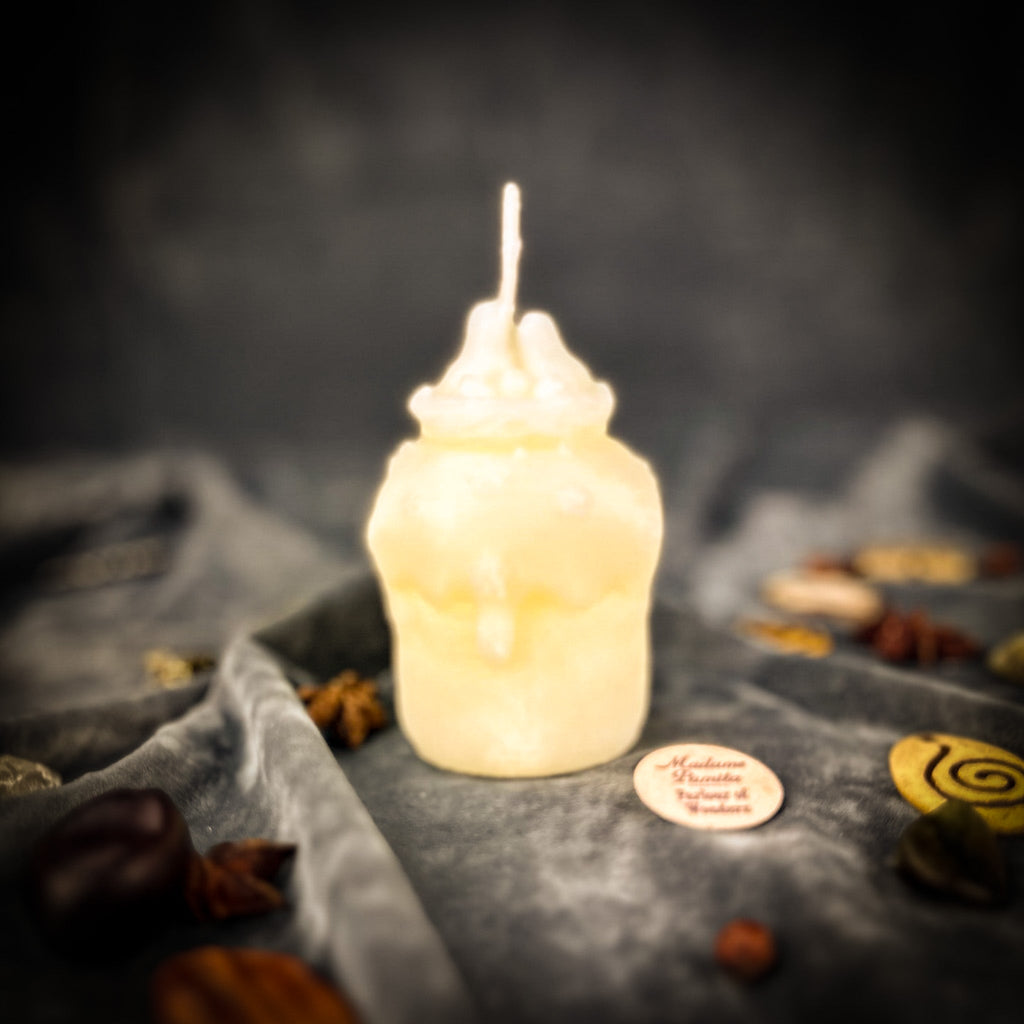 Beeswax Spring Bird Nest Paska Spell Candle - New Beginnings, Home & Nurturing