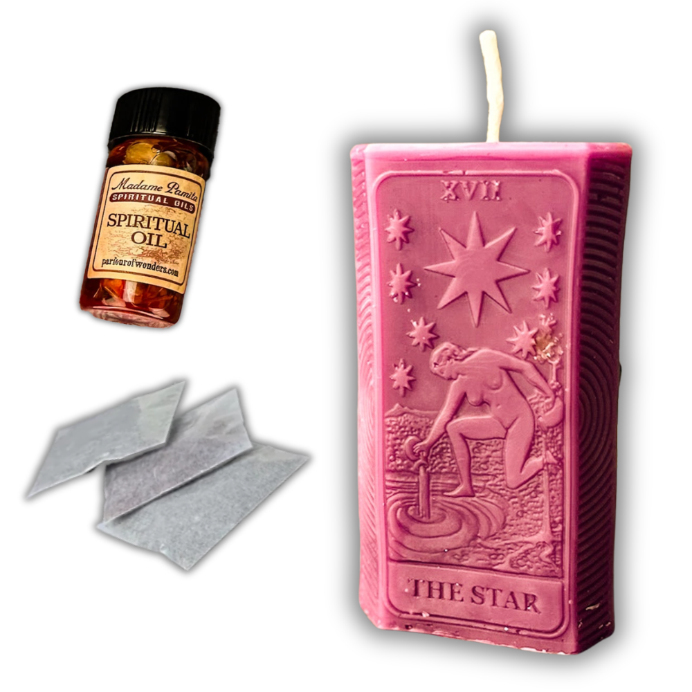 The Star Tarot Card Candle Spell Kit