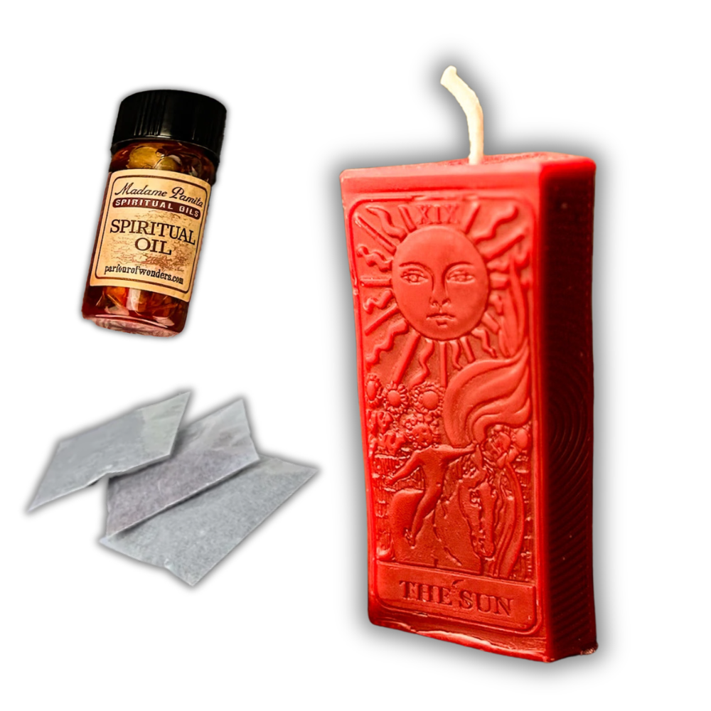 The Sun Tarot Card Candle Spell Kit