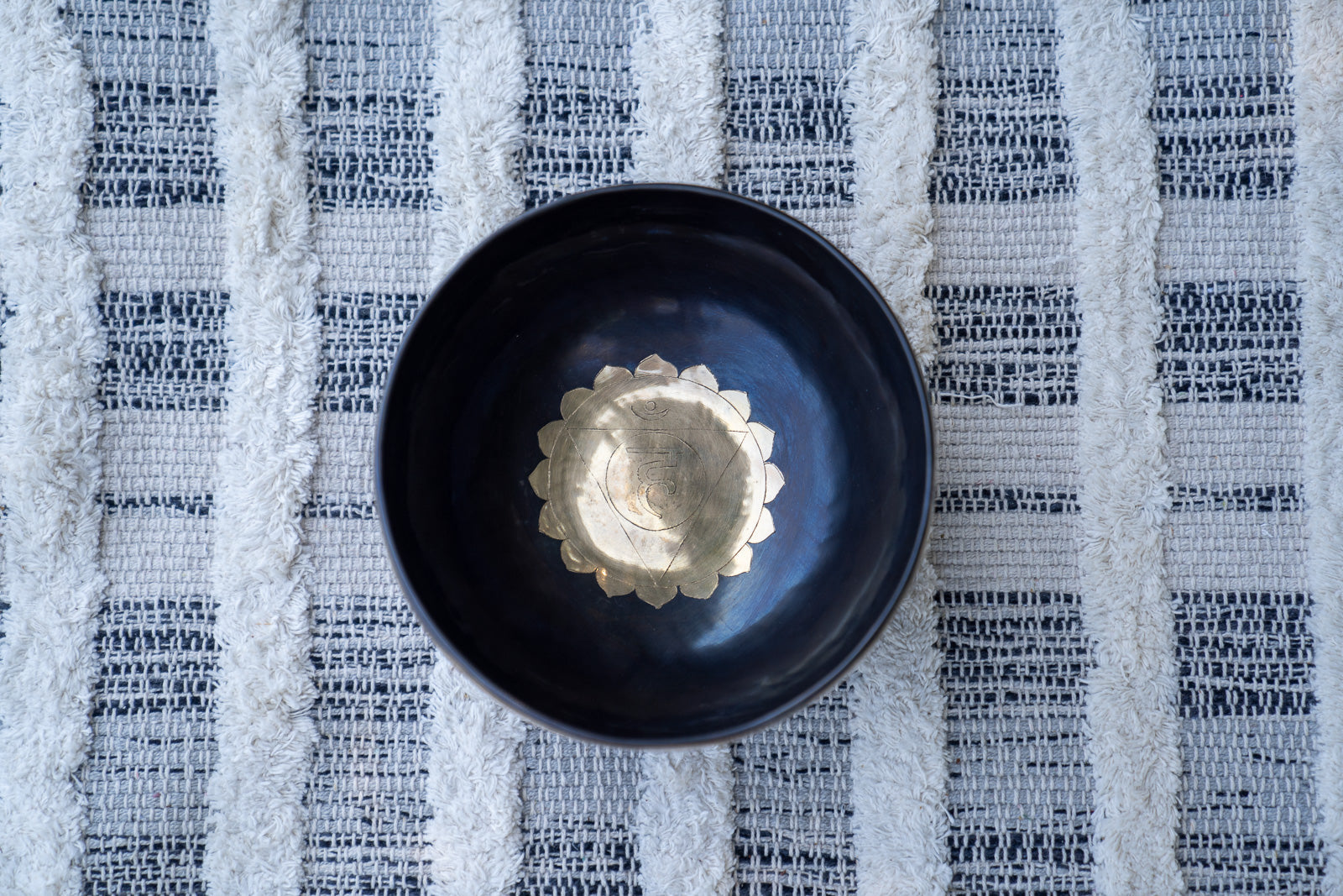 Gold Mandala Singing Bowl Set
