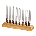 Pro 16 Vibrational Therapy Steel Tuning Fork Set - Weighted