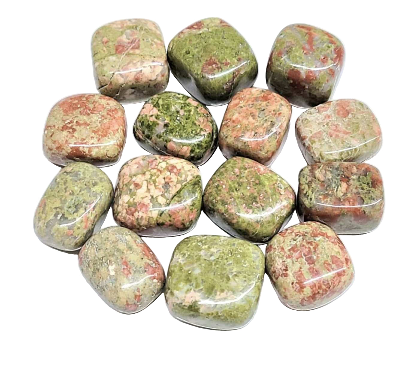 Unakite Tumbled Pocket Stone