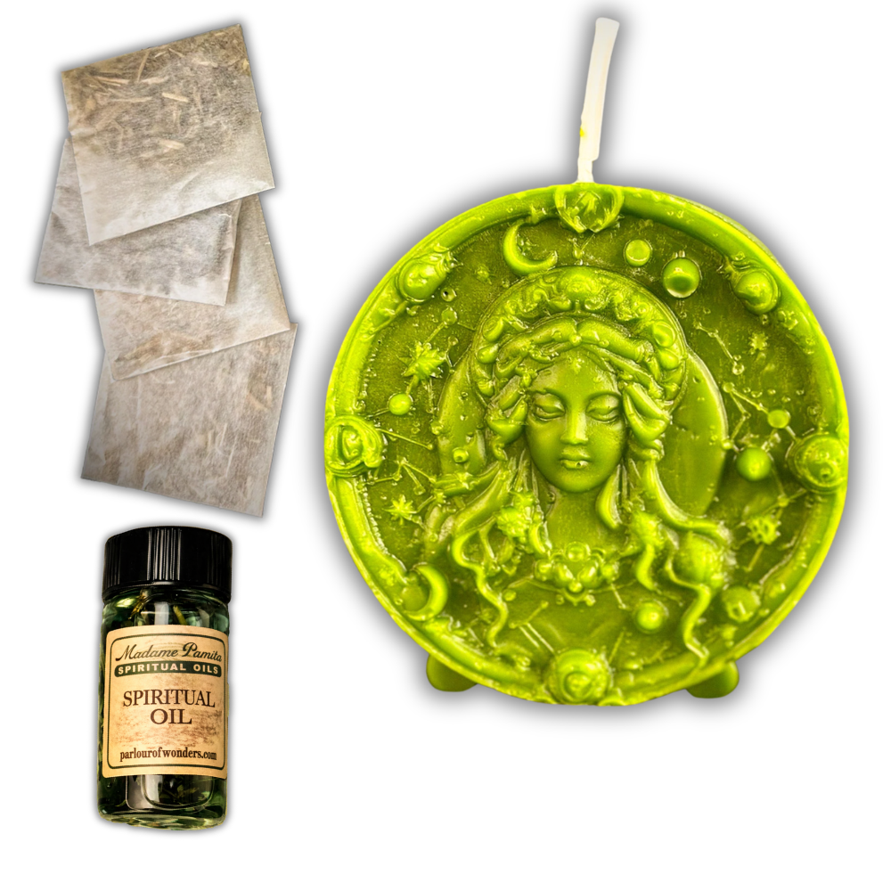Virgo Power Zodiac Candle Spell Kit