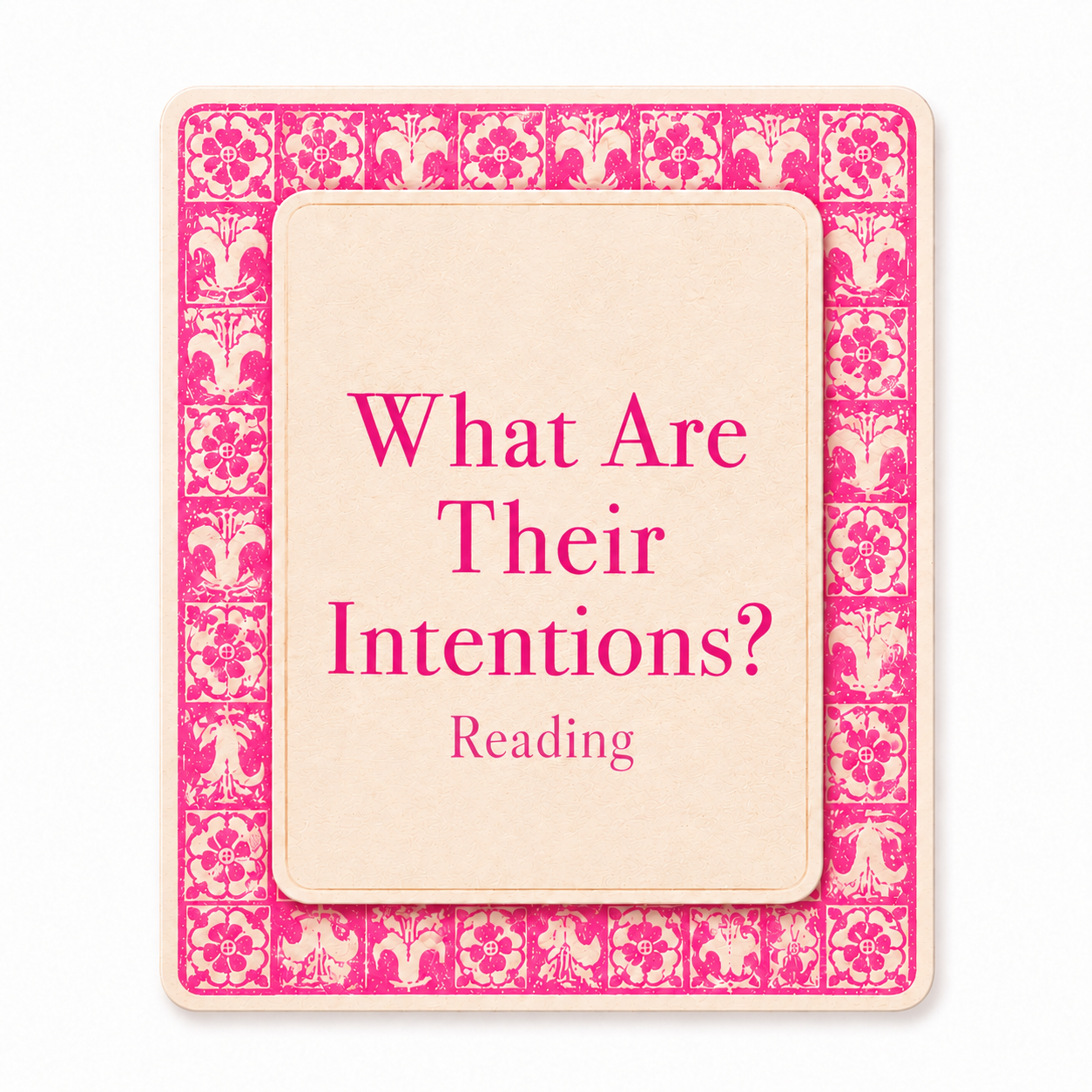 What Are Their Intentions? Reading