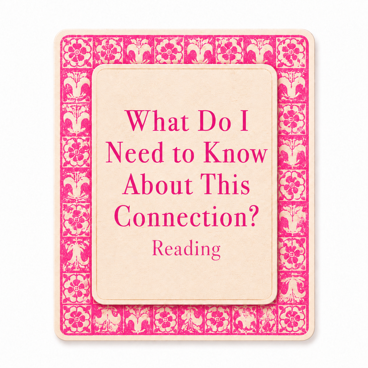 What Do I Need to Know About This Connection? Reading
