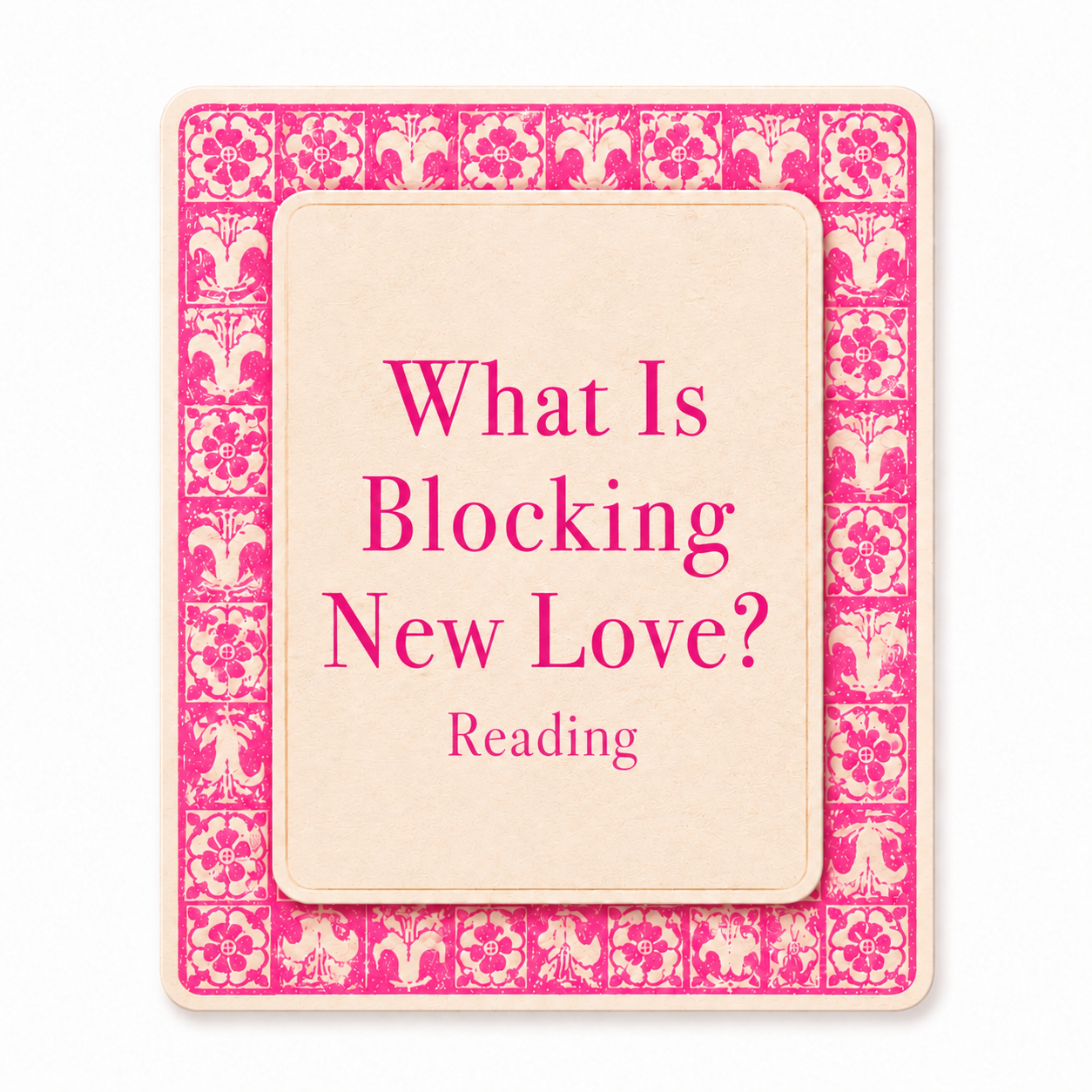 What Is Blocking New Love? Reading