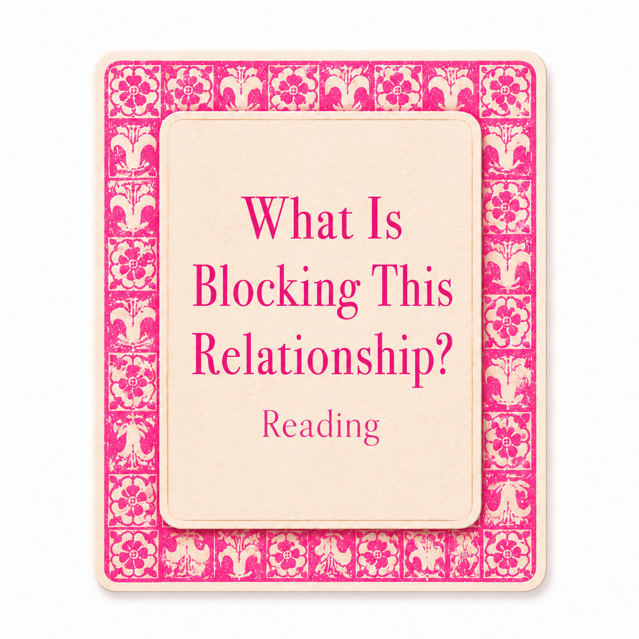 What Is Blocking This Relationship? Reading