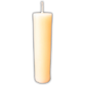 White Beeswax Vigil Candle