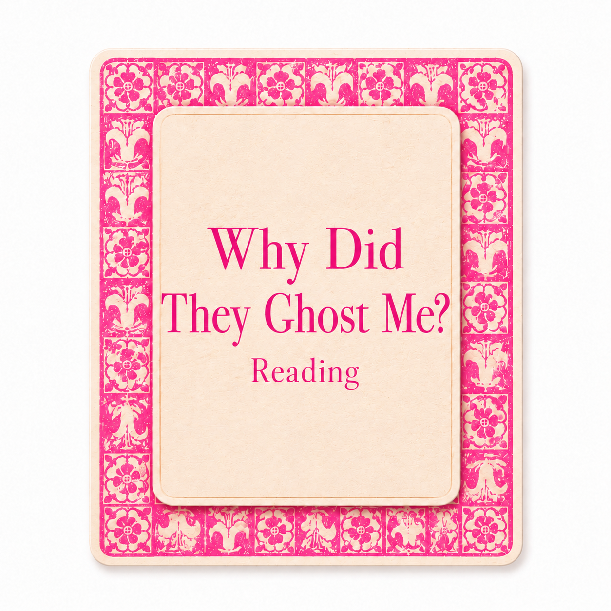 Why Did They Ghost Me? Reading