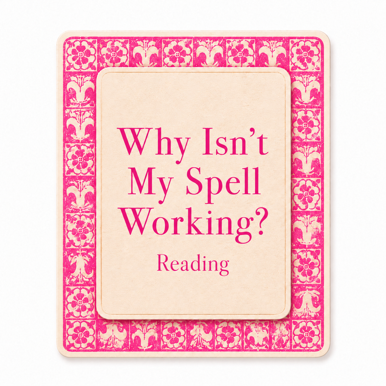 Why Isn’t My Spell Working? Reading