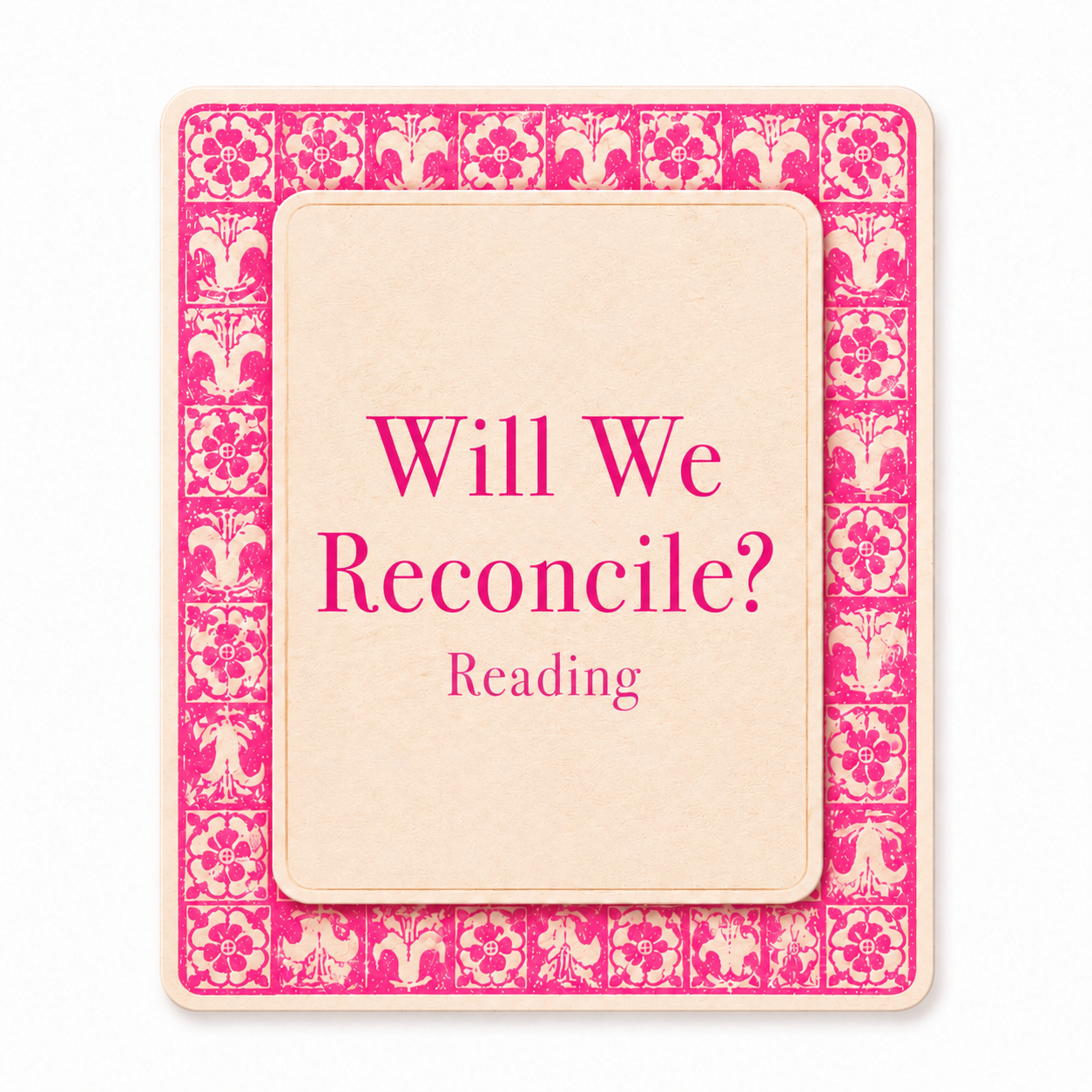 Will We Reconcile? Reading